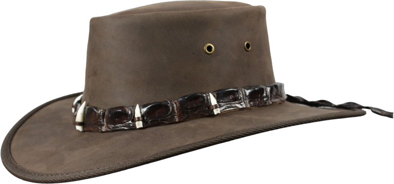 1033 Outback Crocodile - Leather Australian Hat